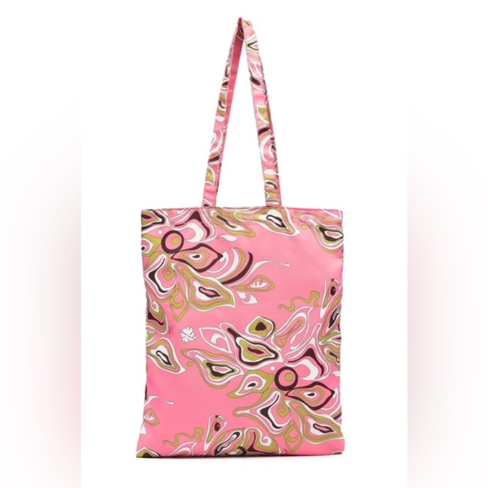 AUTHENTIC Emilio Pucci Pink Africana print Tote, NWT Season 22-23